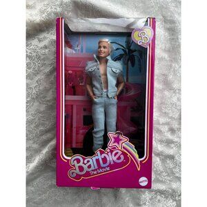 Barbie The Movie Ken Doll Wearing Denim Jeans  HRF27